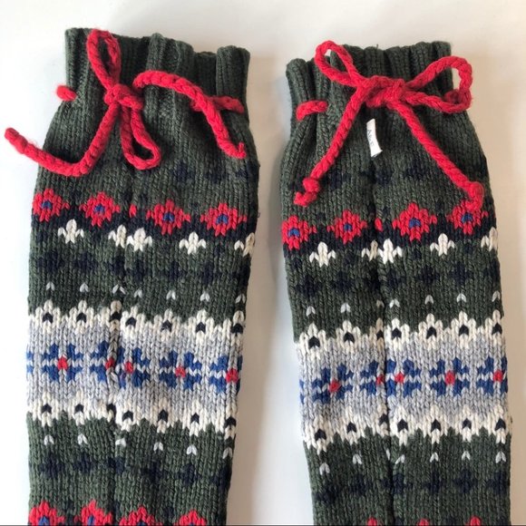 Abercrombie & Fitch Fairisle Knitted Christmas Socks Stockings - Picture 3 of 8